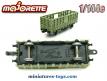 Le wagon a coke miniature de Majorette Rail Route au 1/143e incomplet