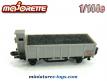 Le wagon a charbon miniature de Majorette Rail Route au 1/143e
