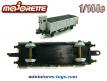 Le wagon a charbon miniature de Majorette Rail Route au 1/143e