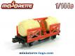 Le wagon foudres Bezier miniature de Majorette Rail Route au 1/143e incomplet