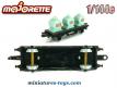 Le wagon a trois citernes Stef miniature de Majorette Rail Route au 1/143e