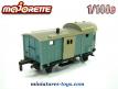 Le wagon marchandise de queue miniature de Majorette Rail Route au 1/143e