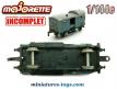 Le wagon marchandise de queue miniature de Majorette Rail Route au 1/143e