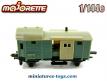 Le wagon marchandise de queue miniature de Majorette Rail Route au 1/143e