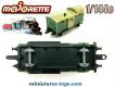 Le wagon marchandise de queue miniature de Majorette Rail Route au 1/143e