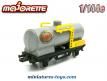 Le wagon citerne Esso miniature de Majorette Rail Route au 1/143e incomplet