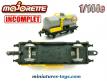 Le wagon citerne Esso miniature de Majorette Rail Route au 1/143e incomplet
