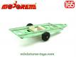 La remorque plateau miniature par Majorette France au 1/65e