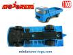 Le camion Saviem bleu en miniature de Majorette France au 1/100e