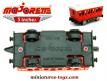 Le wagon du train western en miniature de Majorette France au 1/67e