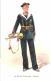 La figurines du marin français au pas avec clairon Starlux au 1/32e 