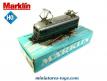 La locomotive électrique BB1101 verte miniature au HO de Marklin