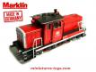 La locomotive diesel de manoeuvres miniature au H0 de Marklin incomplète