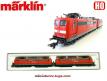 Les deux locomotives électriques BR 151 DB Cargo miniature Marklin Digital HO
