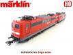 Les deux locomotives électriques BR 151 DB Cargo miniature Marklin Digital HO