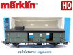 Un fourgon a bagages de la Sncf en miniature Marklin au HO incomplet