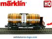 Le wagon bi foudres Oberrh Weininteressent en miniature Marklin au HO