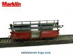 Le wagon transport automobiles DB en miniature de Marklin au HO