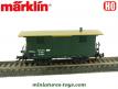 Le fourgon chaudière X en miniature de Marklin au HO