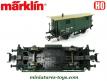Le fourgon chaudière X en miniature de Marklin au HO