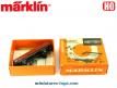 Le wagon plateau a bords bas en miniature de Marklin au HO