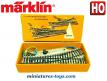 Les 2 aiguillages ferroviaires électriques pour trains miniatures Marklin au HO