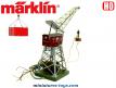 La grue ferroviaire télécommandée en miniature de Marklin au H0 HO 