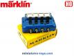 Le tableau de commande 8 prises pour réseau de trains miniatures Marklin
