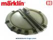 Le pont tournant télécommandé a locomotives miniature de Marklin au H0 HO 