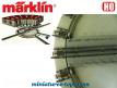 Le pont tournant télécommandé a locomotives miniature de Marklin au H0 HO 