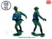 Un officier de cavalerie US en figurine plastique par Marx Toys au 1/12e