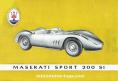 La Maserati Sport 200 SI verte en miniature par Cadum Pax au H0 HO 1/87e