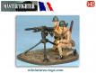 Les servants français 1940 de la mitrailleuse Hotchkiss en figurines au 1/48e