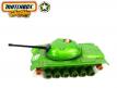 Le char Patton M48 A2 vert métal en miniature de Matchbox au 1/65e incomplet