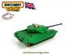 Le char anglais Chieftain MK5 miniature de Matchbox au 1/65e incomplet