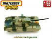 Le char anglais Chieftain MK5 en miniature Matchbox au 1/65e incomplet