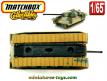 Le char anglais Chieftain MK5 en miniature Matchbox au 1/65e incomplet