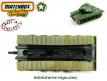 Le char américain M551 Sheridan miniature de Matchbox au 1/65e incomplet