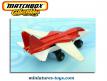 Le jet Grumman F14 Tomcat rouge en miniature de Matchbox Sky Busters