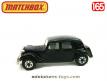 La Citroën 15cv Traction avant en miniature de Matchbox England au 1/66e