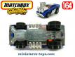 Le dragster Pi Eyed Piper bleu miniature de Matchbox England au 1/64e