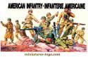 Les 19 petits soldats américains WW II sur moules Matchbox au 1/32e