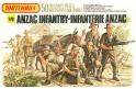 Les soldats du corps des Anzac en figurines par Matchbox au 1/76e