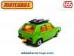 La Volkswagen Golf 1 verte en miniature de Matchbox England au 1/65e