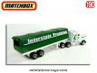 Le tracteur Peterbilt et sa semi remorque InterstateTrucking Matchbox au 1/90e