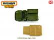 Le camion militaire Daf en miniature par Matchbox Battle Kings au 1/43e