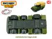 Le camion militaire Daf en miniature par Matchbox Battle Kings au 1/43e