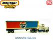 Le Peterbilt et sa semi remorque Pepsi en miniature de Matchbox au 1/50e
