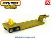 La semi remorque surbaissée porte engins miniature de Matchbox au 1/50e