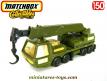 Le camion grue militaire Hercules miniature de Matchbox Batlle-Kings au 1/50e